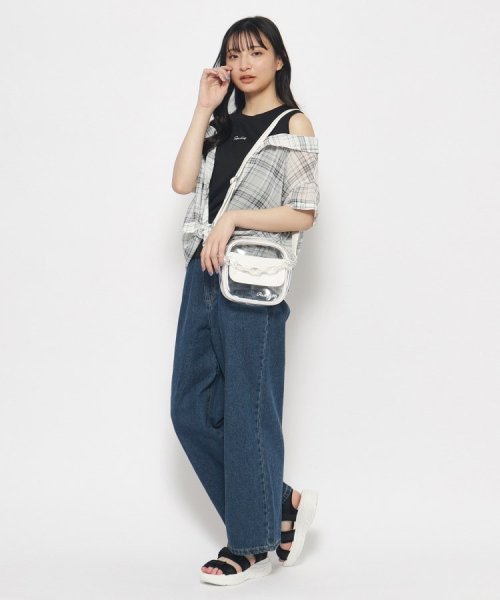  【推し活にも】チェーン付きビニールショルダー