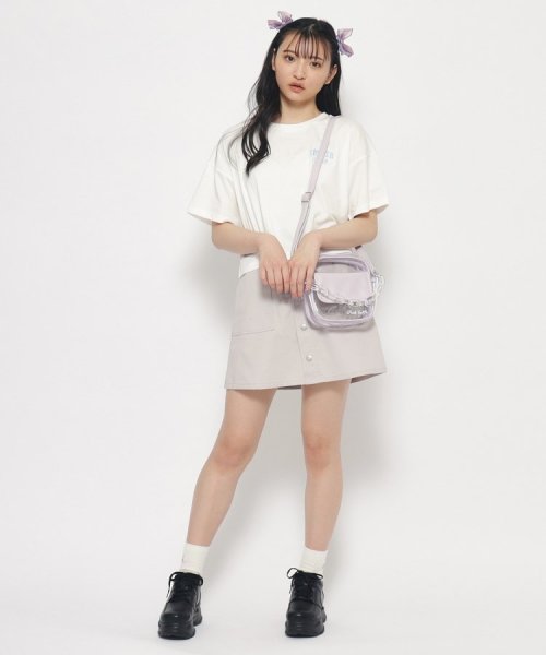  【推し活にも】チェーン付きビニールショルダー