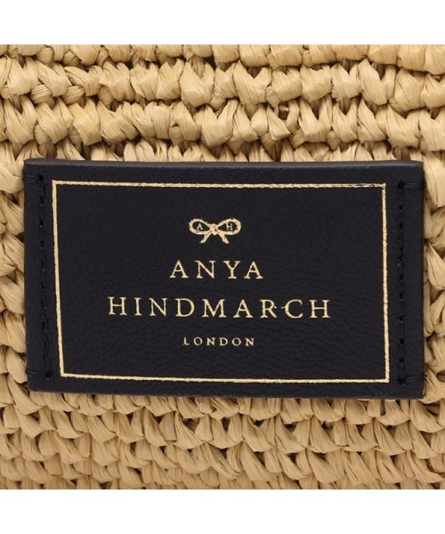 ANYA HINDMARCH(アニヤハインドマーチ)/アニヤハインドマーチ かごバッグ ショルダーバッグ カゴバッグ バケットバッグ ベージュ ネイビー レディース ANYA HINDMARCH 505092519/img08