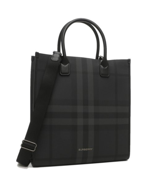 BURBERRY(バーバリー)/バーバリー トートバッグ スリム ヴァーティカル デニートート グレー メンズ BURBERRY 8062951 A1208/img01