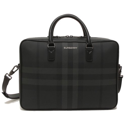 バーバリー ビジネスバッグ エインズワース ブリーフケース グレー メンズ BURBERRY 8065338 A1208 BURBERRY 5cm バーバリー ビジネスバッグ エインズワース ブリーフケース グレー メンズ