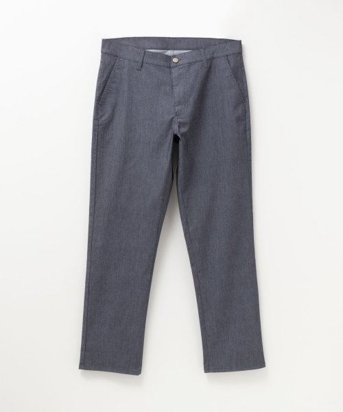  SARARI サラリ NAVY 裏メッシュドビーCOOLストレートパンツ MBM2401