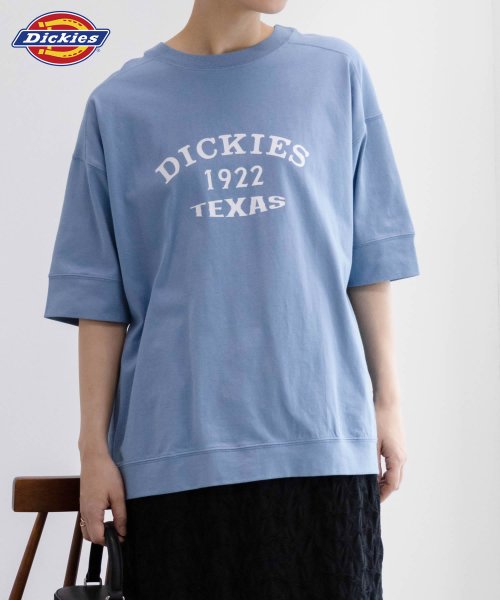 MAC HOUSE(women)(マックハウス（レディース）)/Dickies ディッキーズ 切替えルーズシルエットTシャツ 4282－9933/img01