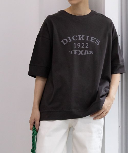 MAC HOUSE(women)(マックハウス（レディース）)/Dickies ディッキーズ 切替えルーズシルエットTシャツ 4282－9933/img03