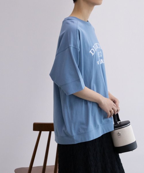 MAC HOUSE(women)(マックハウス（レディース）)/Dickies ディッキーズ 切替えルーズシルエットTシャツ 4282－9933/img07