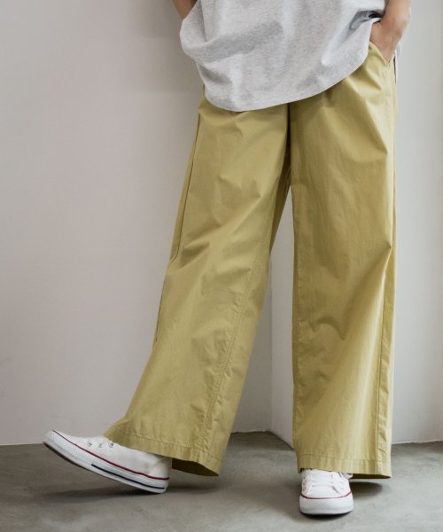 MAC HOUSE(women)(マックハウス（レディース）)/Dickies ディッキーズ コットンダンプワイドパンツ 4287－1412/img04