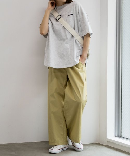 MAC HOUSE(women)(マックハウス（レディース）)/Dickies ディッキーズ コットンダンプワイドパンツ 4287－1412/img08