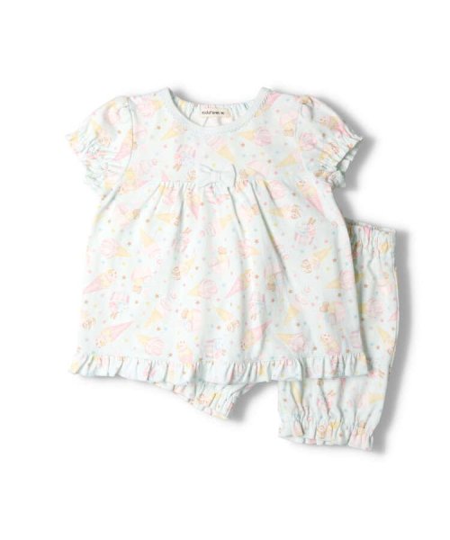 Kids Foret(キッズフォーレ)/【子供服】 Kids Foret (キッズフォーレ) アイス柄半袖パジャマ・ルームウェア 90cm～140cm B33702/img01