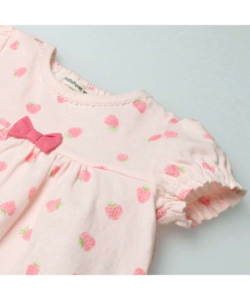 Kids Foret(キッズフォーレ)/【子供服】 Kids Foret (キッズフォーレ) イチゴ柄半袖パジャマ・ルームウェア 90cm～140cm B33703/img04