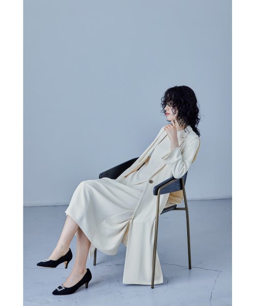 niana ニアナ フレアスリーブAラインワンピース&サイドオープンロングジレ セレモニースーツ レディース 2点 セットアップ レース パイピング 七分袖 シ ルイルエブティック/ノーカラーウエストタックペプラムパンツスーツ3点セット「SU1082」 E1945296868(14850円)