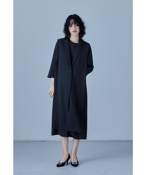 niana ニアナ フレアスリーブAラインワンピース&サイドオープンロングジレ セレモニースーツ レディース 2点 セットアップ レース パイピング 七分袖 シ ルイルエブティック/ノーカラーウエストタックペプラムパンツスーツ3点セット「SU1082」 E1945296868(14850円)