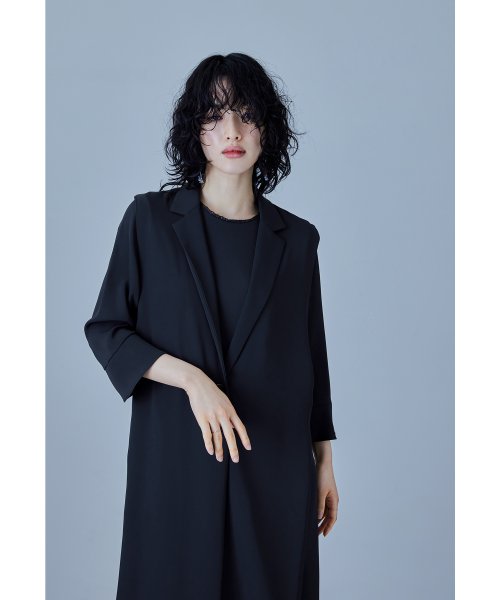 niana ニアナ フレアスリーブAラインワンピース&サイドオープンロングジレ セレモニースーツ レディース 2点 セットアップ レース パイピング 七分袖 シ ルイルエブティック/ノーカラーウエストタックペプラムパンツスーツ3点セット「SU1082」 E1945296868(14850円)