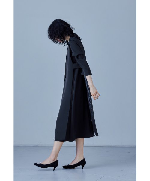 niana ニアナ フレアスリーブAラインワンピース&サイドオープンロングジレ セレモニースーツ レディース 2点 セットアップ レース パイピング 七分袖 シ ルイルエブティック/ノーカラーウエストタックペプラムパンツスーツ3点セット「SU1082」 E1945296868(14850円)