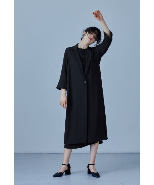 niana ニアナ フレアスリーブAラインワンピース&サイドオープンロングジレ セレモニースーツ レディース 2点 セットアップ レース パイピング 七分袖 シ ルイルエブティック/ノーカラーウエストタックペプラムパンツスーツ3点セット「SU1082」 E1945296868(14850円)