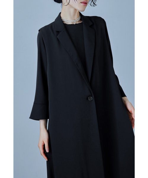 niana ニアナ フレアスリーブAラインワンピース&サイドオープンロングジレ セレモニースーツ レディース 2点 セットアップ レース パイピング 七分袖 シ ルイルエブティック/ノーカラーウエストタックペプラムパンツスーツ3点セット「SU1082」 E1945296868(14850円)