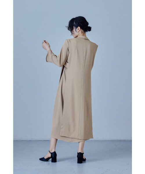 niana ニアナ フレアスリーブAラインワンピース&サイドオープンロングジレ セレモニースーツ レディース 2点 セットアップ レース パイピング 七分袖 シ ルイルエブティック/ノーカラーウエストタックペプラムパンツスーツ3点セット「SU1082」 E1945296868(14850円)