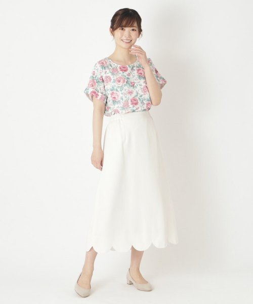  LAURA ASHLEY(ローラアシュレイ)/【母の日GIFTおすすめ】ワイルド ローズ柄Tシャツ/img02