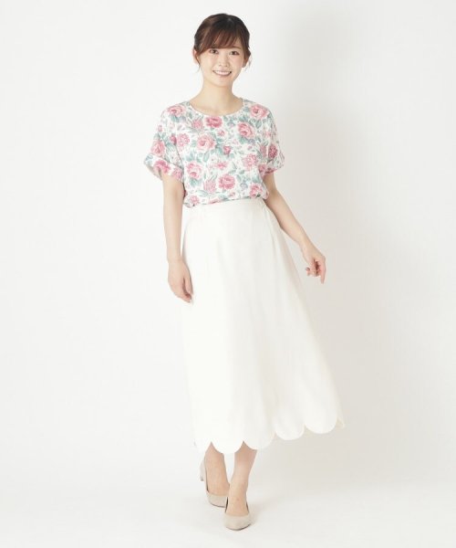  LAURA ASHLEY(ローラアシュレイ)/【母の日GIFTおすすめ】ワイルド ローズ柄Tシャツ/img03