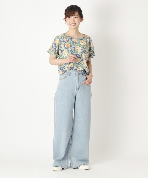  LAURA ASHLEY(ローラアシュレイ)/【GIFTおすすめ】ワイルド ローズ柄Tシャツ/img06