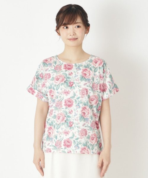  LAURA ASHLEY(ローラアシュレイ)/【母の日GIFTおすすめ】ワイルド ローズ柄Tシャツ/img09