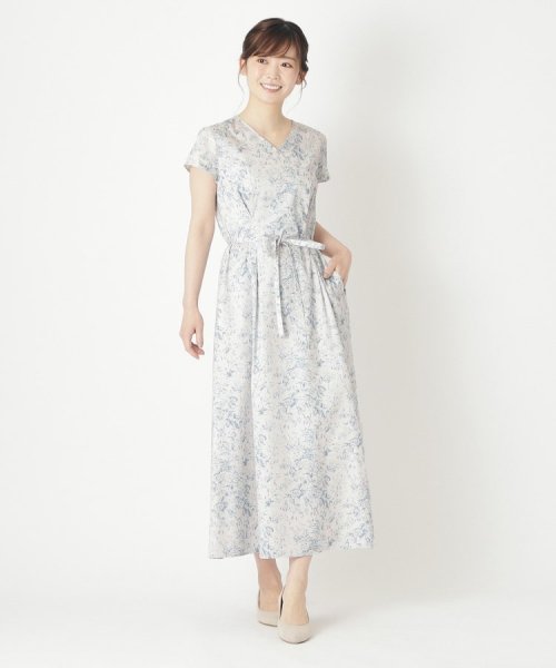  LAURA ASHLEY(ローラアシュレイ)/【コットン100％/洗える】ヘレッド ブルームス柄ワンピース/img11