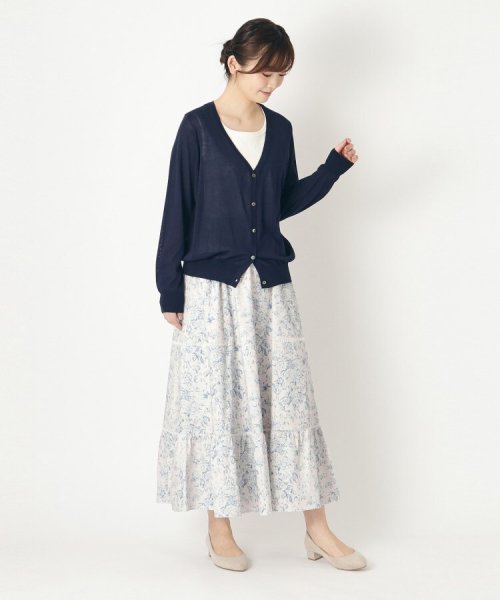  LAURA ASHLEY(ローラアシュレイ)/【コットン100％/洗える】ヘレッド ブルームス柄スカート/img11