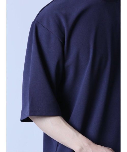 semanticdesign(セマンティックデザイン)/ダブルフェイス梨地 フェイククルーネック半袖Tシャツ メンズ Tシャツ カットソー カジュアル インナー トップス ギフト プレゼント/img08