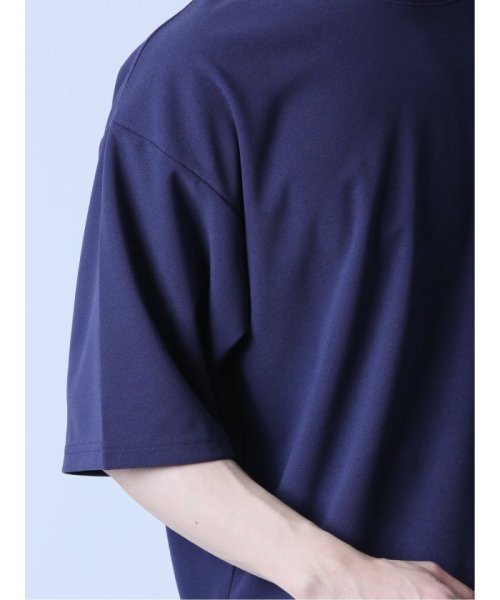 semanticdesign(セマンティックデザイン)/ダブルフェイス梨地 切替クルーネック半袖Tシャツ メンズ Tシャツ カットソー カジュアル インナー トップス ギフト プレゼント/img08