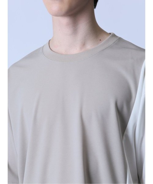 semanticdesign(セマンティックデザイン)/ダブルフェイス梨地 切替クルーネック半袖Tシャツ メンズ Tシャツ カットソー カジュアル インナー トップス ギフト プレゼント/img16