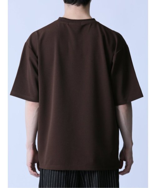 semanticdesign(セマンティックデザイン)/ふくれジャガード クルーネック半袖Tシャツ メンズ Tシャツ カットソー カジュアル インナー トップス ギフト プレゼント/img15