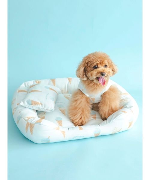 GELATO PIQUE CAT＆DOG(GELATO PIQUE CAT＆DOG)/【CAT&DOG】【販路限定商品】アイス柄COOLベッドSサイズ/img01