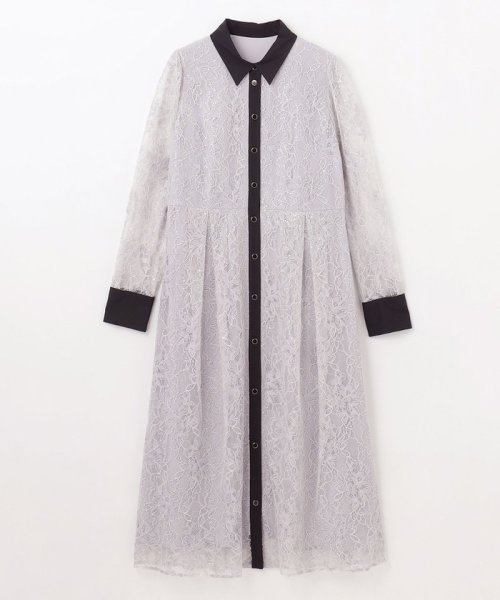 レーススパンコールワンピース 