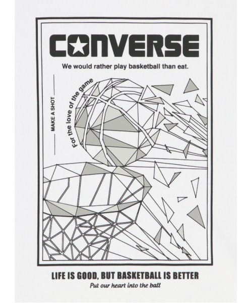 CONVERSE(CONVERSE)/CONVERSE コンバース バスケット プリントTシャツ 半袖 トップス バスケ バスケット /img10