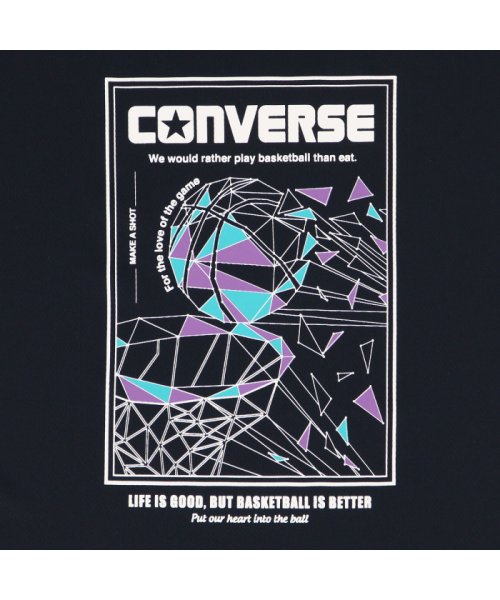 CONVERSE(CONVERSE)/CONVERSE コンバース バスケット ジュニアプリントTシャツ 半袖 トップス バスケ ミニ/img15