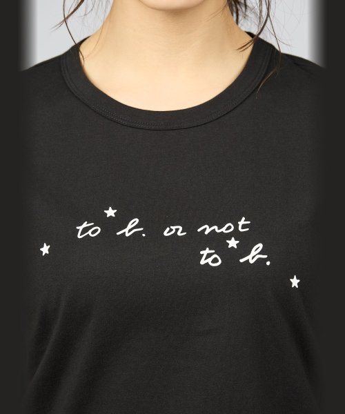 To b. by agnes b.(トゥービー　バイ　アニエスベー)/WT13 TS トゥービーオアノットトゥービーTシャツ/img06