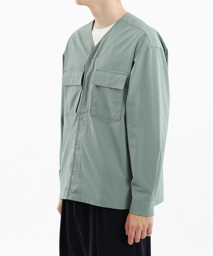 ブリテック BR054 ダブルポケットカーデ ドットリップストップ