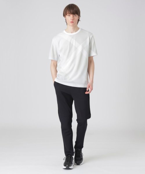 BLACK LABEL CRESTBRIDGE(BLACK LABEL CRESTBRIDGE)/【BLACK lab.】バイアスチェックメッシュTシャツ/img01