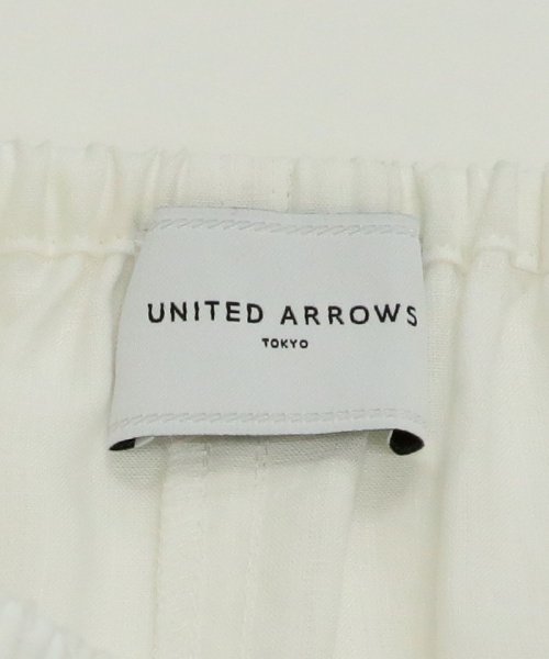UNITED ARROWS(ユナイテッドアローズ)/リネン フレア マキシスカート WHITE/img12
