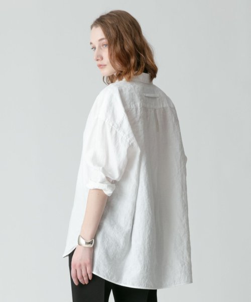 allureville(アルアバイル)/【TICCA(ティッカ)】 LINEN SQUARE BIG SHIRT/img03