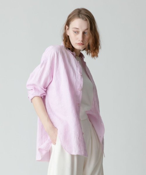 allureville(アルアバイル)/【TICCA(ティッカ)】 LINEN SQUARE BIG SHIRT/img08