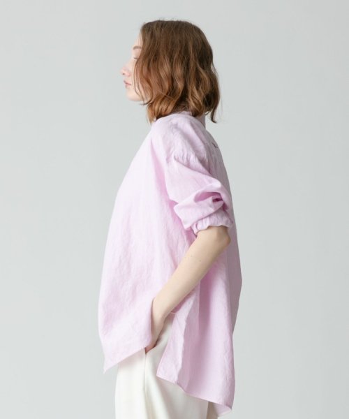 allureville(アルアバイル)/【TICCA(ティッカ)】 LINEN SQUARE BIG SHIRT/img09