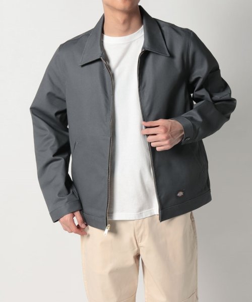 Dickies(Dickies)/【Dickies / ディッキーズ】JACKET FQ アウター ジャケット ブルゾン フロントジップ ワンポイント ステンカラー JT75/img35