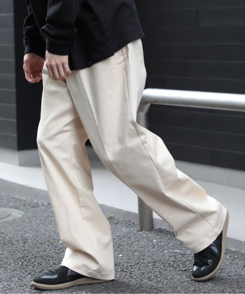 Dickies(Dickies)/【Dickies / ディッキーズ】ストレッチツイル イージーパンツ ボトムス ユニセックス ロゴ ポイント ワイドパンツ 3178－4230/img01