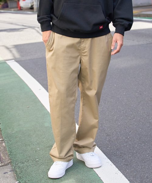 Dickies(Dickies)/【Dickies / ディッキーズ】ストレッチツイル イージーパンツ ボトムス ユニセックス ロゴ ポイント ワイドパンツ 3178－4230/img22