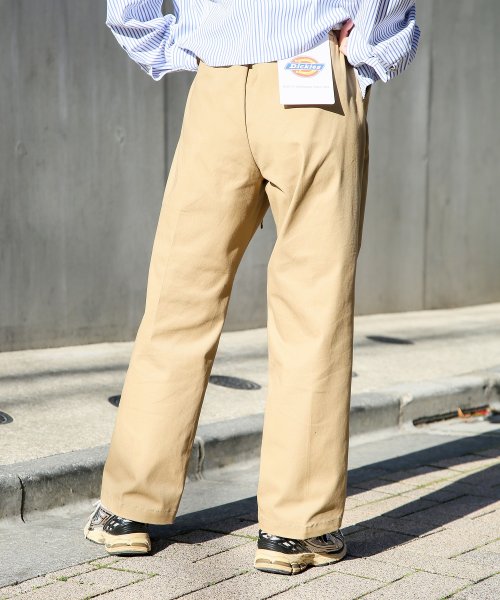 Dickies(Dickies)/【Dickies / ディッキーズ】ストレッチツイル イージーパンツ ボトムス ユニセックス ロゴ ポイント ワイドパンツ 3178－4230/img28