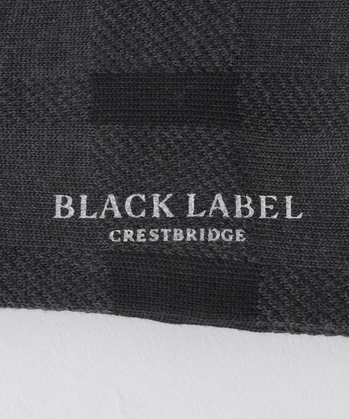 BLACK LABEL CRESTBRIDGE(BLACK LABEL CRESTBRIDGE)/ジャカードクレストブリッジチェックドレスソックス/img01