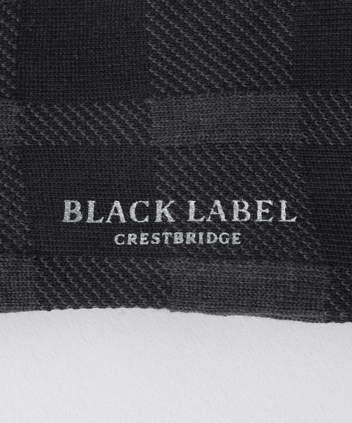 BLACK LABEL CRESTBRIDGE(BLACK LABEL CRESTBRIDGE)/ジャカードクレストブリッジチェックドレスソックス/img03