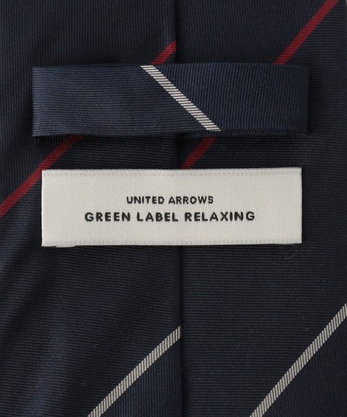 green label relaxing(グリーンレーベルリラクシング)/GLR シルク4 8.0cm ストライプ2 ネクタイ/img08