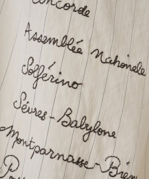 Metro de Paris刺繍ワンピース de