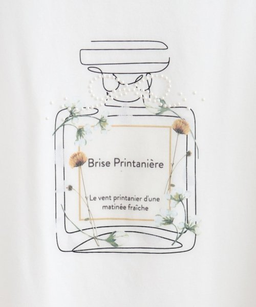 Couture Brooch(クチュールブローチ)/【マシンウォッシャブル】フラワーパフュームフレア袖Tシャツ/img44